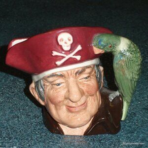 "Long John Silver" ROYAL DOULTON Character Jug D7138 - RARE COLOURWAY EDITION!